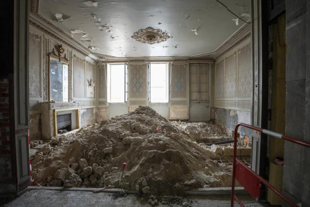 Intérieur en chantier